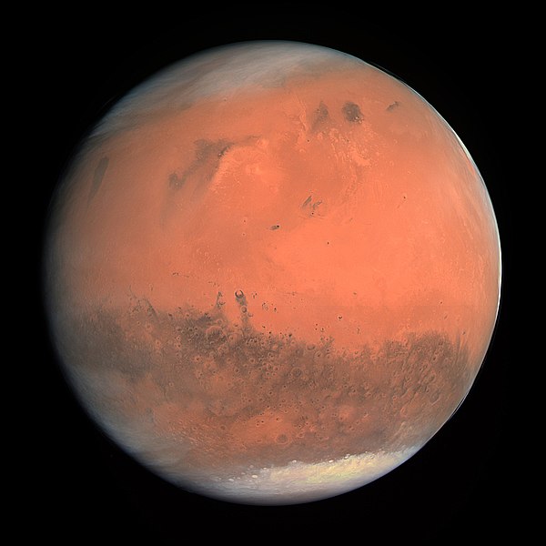 Mars in true colour