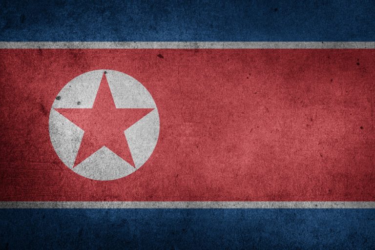 The North Korean flag (credit: www.freeimg.net)