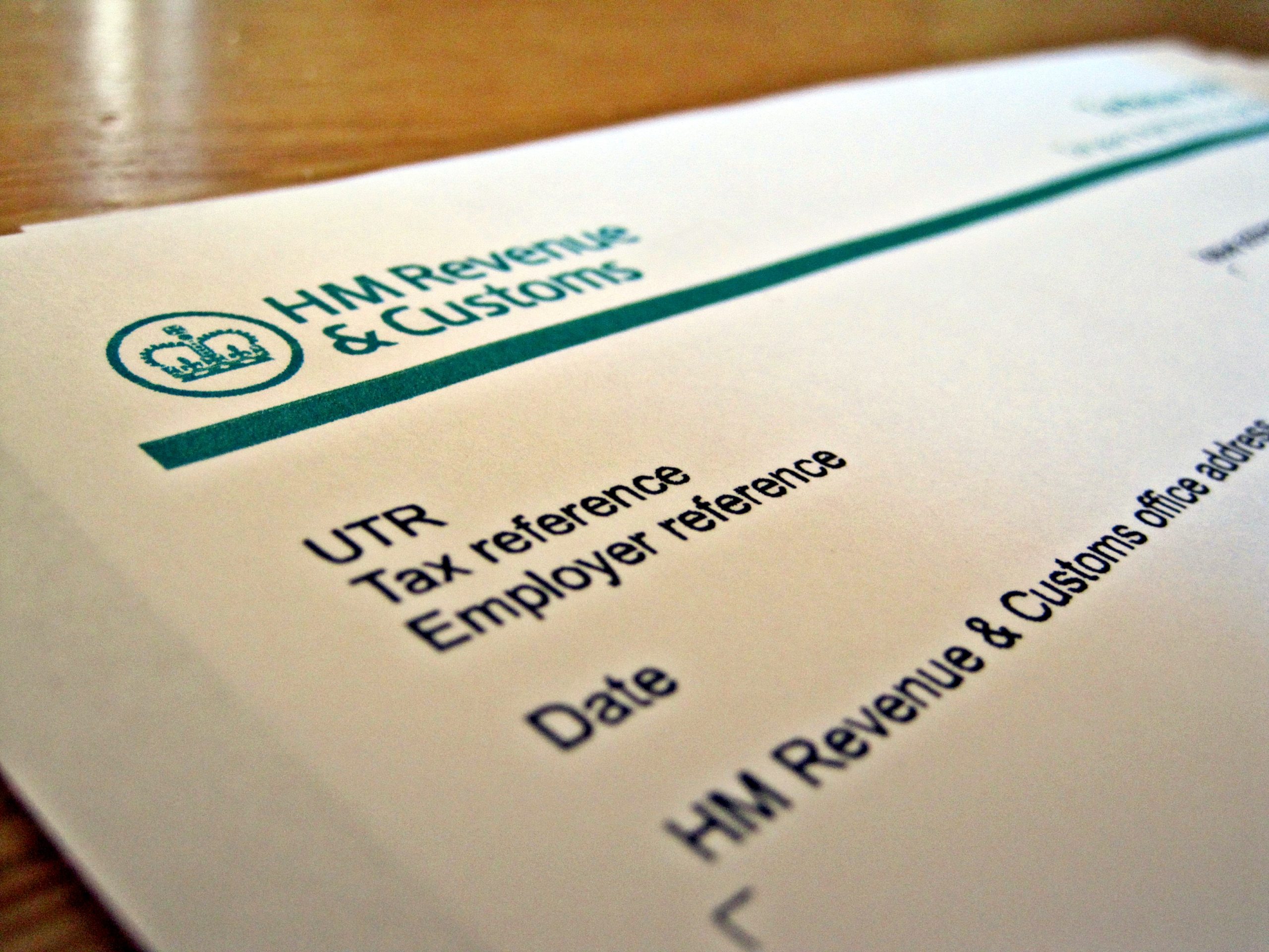 HMRC tax return (credit: Wikipedia creative commons)